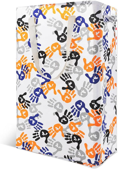 Odonata Slim Laundry Hamper Handles Collapsible Laundry Basket Thin Dirty