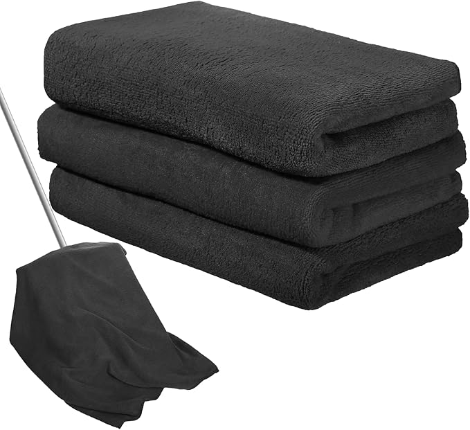 Newwiee 3 Pcs Extra Large Microfiber Cleaning Cloth 30" x 20" Washable Reusable