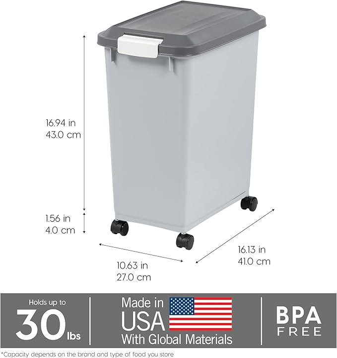 IRIS USA Dog Food Storage Container