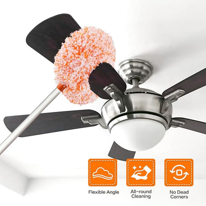 Ceiling Fan Cleaner Duster Reusable Microfiber Ceiling Fan Blade Cleaner