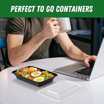 50 Pack 28 oz Meal Prep Containers Reusable