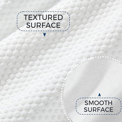 Disposable Face Towels XL, 7.9" x 9.4" Large Face Towelettes Disposable