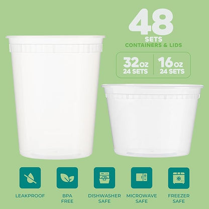 JoyServe Deli Food Storage Containers