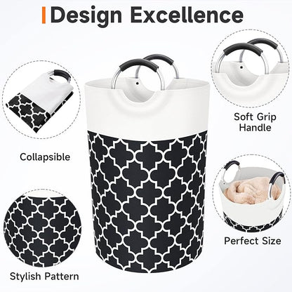 Large Laundry Basket Laundry Hamper Bag Washing Bin Clothes Bag Collapsible Tall