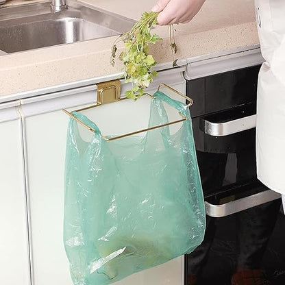 2 Pcs Large Stainless Steel Trash Bag Holder
