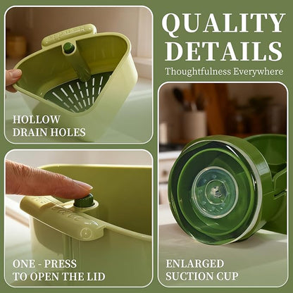 2026 New Suction Cup Sink Strainer | Corner Sink Strainer | Sinks Trash Food