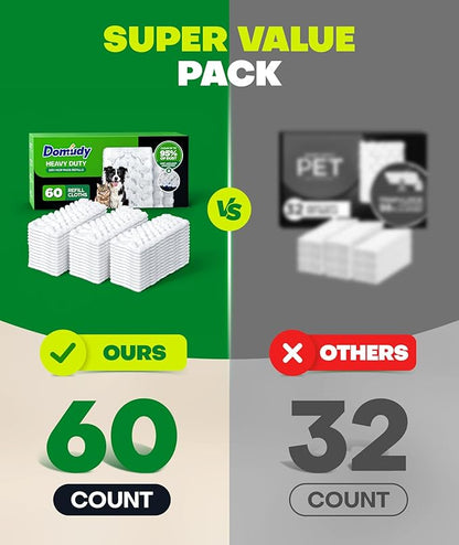 60 Count Heavy Duty Dry Sweeping Cloths Refills