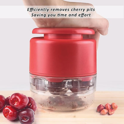 Cherry Pitter - Makmzoon Multi Cherries Corer Stainless Steel Pitter Tool Making Cherry Jam - 7 Cherries