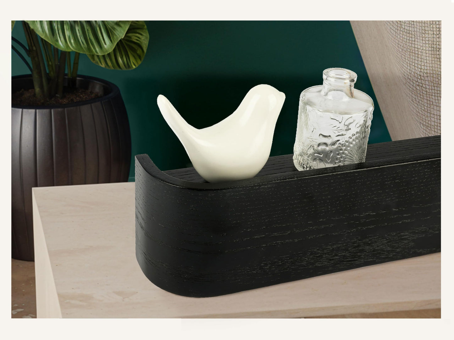 OLEEK wall Coat Rack - wall Shelf with Hooks - entryway Hooks - entryway Shelf - Modern Coat Rack - Wooden Coat Rack wall Mount for Home Decor - Wooden Mount for Home Decor - Coat Hanger Wall Mount