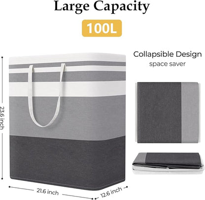 StorageRight Laundry Basket Hamper Large Collapsible Laundry Hamper
