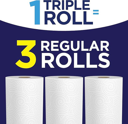 Sparkle Pick-A-Size Paper Towels, 3 Triple Rolls = 9 Regular Rolls, Everyday