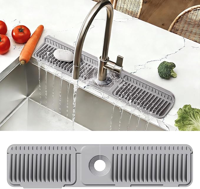 24 Inch Upgraded Draining Mat Folding Faucet Mat