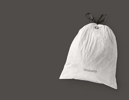 Brabantia PerfectFit Trash Bags Thick Plastic Trash Can Liners
