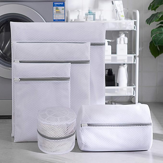 Oversized Honeycomb Mesh Laundry Bags, 2 Pack 35x43.3 inch Heavy Duty Delicate