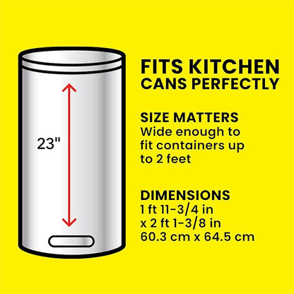 Glad ForceFlex Tall Kitchen Trash Bags, 13 Gallon, Gain Original