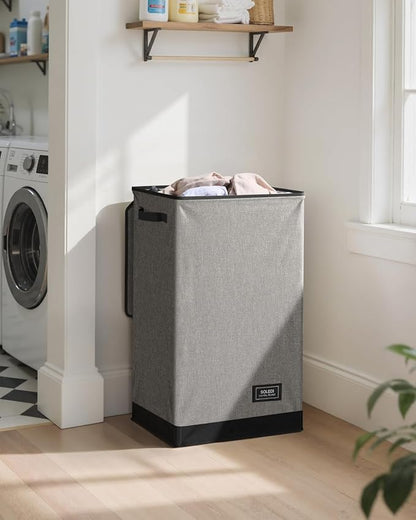 SOLEDI Laundry Hamper with Lid 90L Large & Tall Collapsible Laundry Basket