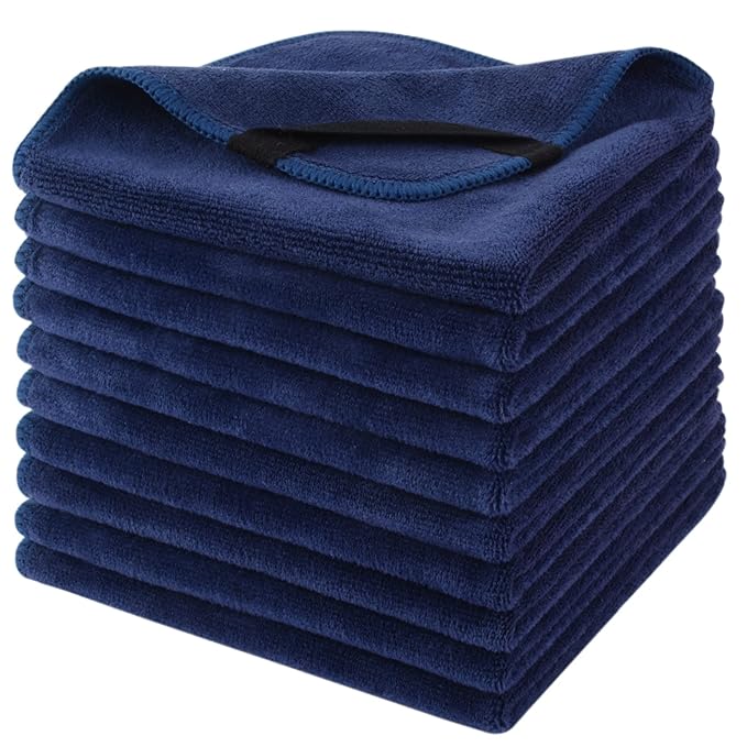 SINLAND Microfiber Facial Cloths Fast Drying Washcloth 12inch x 12inch
