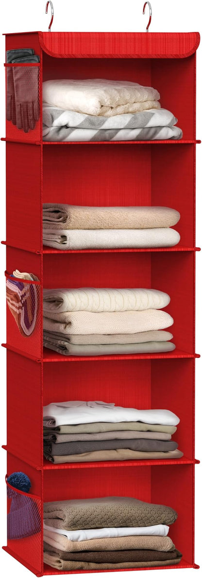 Simple Houseware 5 Shelf Hanging Closet Organizer
