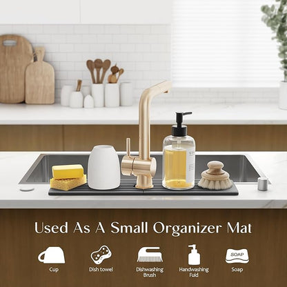 Large Faucet Mat for Kitchen Sink