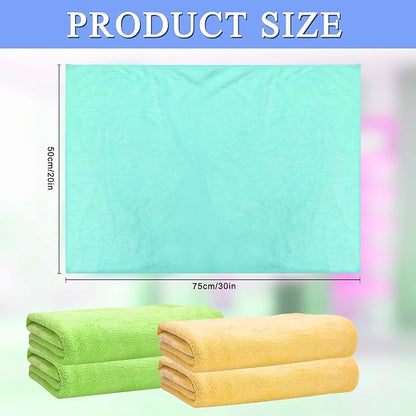 6 Pcs Extra Large Microfiber Cleaning Cloth, Microfiber Towels