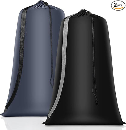 Heavy Duty Laundry Bag 2 Pack XL Nylon Laundry Bags