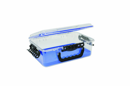 Plano Guide Series 3700 Field Box Waterproof Case, Blue, Large, Waterproof Dry Box with Wrist Strap for Boat, Kayak, and Camping, Outdoor Gear Storage, One Size