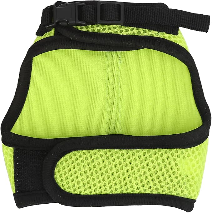 Yctze Adjustable Mesh Harness with Leash for Rabbits & Guinea Pigs - Comfortable Chest & Back Traction for Small Pets (Fruit Green)