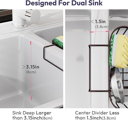 SWTYMIKI Sponge Holder for Kitchen Sink
