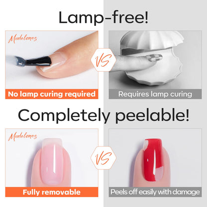 modelones 15 ml Nail Dehydrator and Primer, Acid Free Base Coat Natural Prep Dehydrate & Bond Primer Kit, Hema-Free Acrylic Nail Supplies