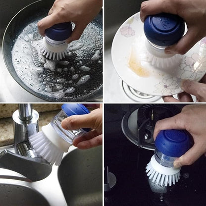 CELOX Dish Brush with Soap Dispenser, Palm Brush