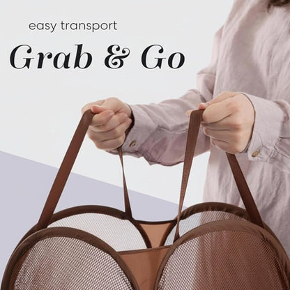 Handy Laundry Collapsible Mesh Pop Up Hamper