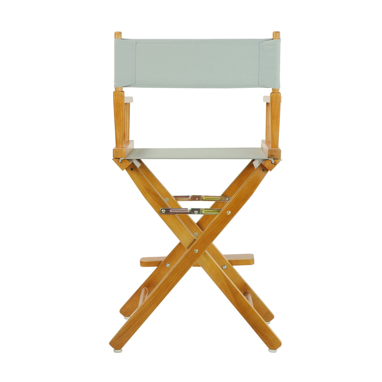 Casual Home 24" Director's Chair Honey Oak Frame-with Grey Canvas, Counter Height