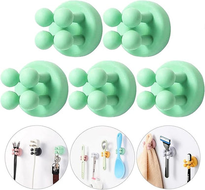 ZEZHOU 5Pcs Silicone Toothbrush Holders