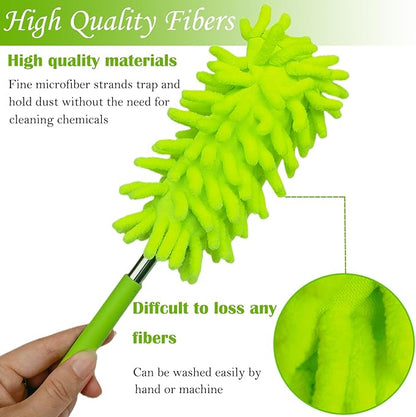 M-Jump 3 Pack Retractable Long-Reach Washable Duster