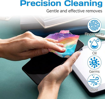 6 PCS Glasses Cleaning Cloth Eyeglass Lens Cleaning Cloth Eyeglasses Wipes