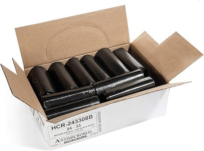 Aluf Plastics 12-16 Gallon Black Trash Bags