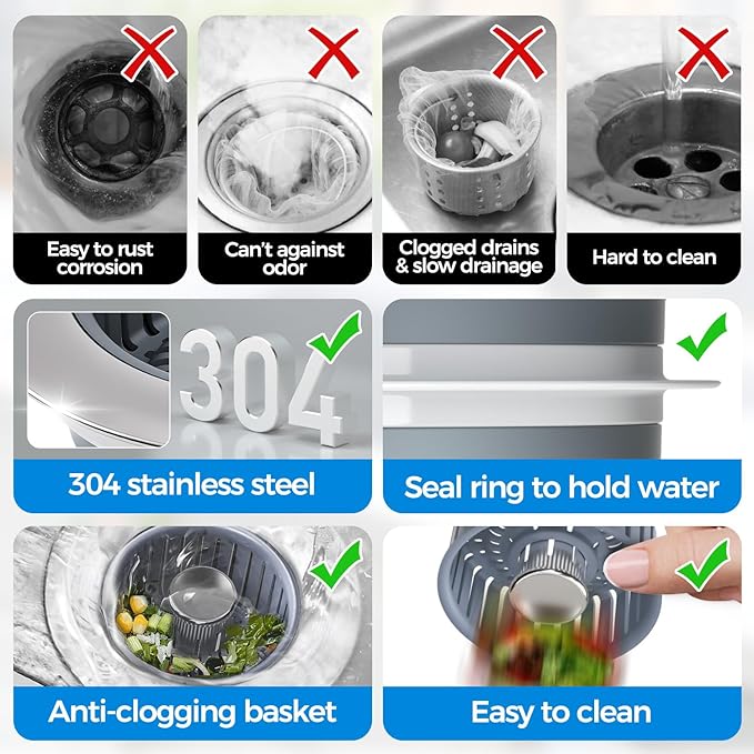 Kitchen Sink Drain Strainer