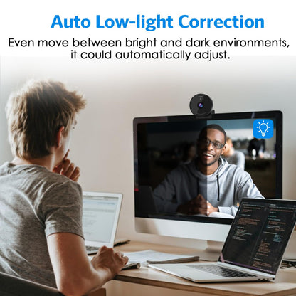 EMEET C950 1080P Webcam - USB Webcam with Microphone & Physical Privacy Cover, Auto Light Correction, Fixed Focus, USB Plug & Play, Ultra Web Cam w/ 70°View for Meeting/Online Classes/Zoom/YouTube