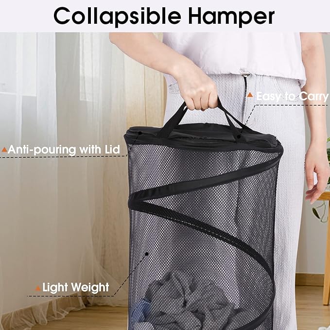 BATTOO Large Collapsible Laundry Basket
