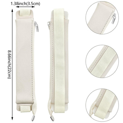 Aswewamt 5 Pcs Elastic Notebook Band Holders PU Leather Adjustable Pen Sleeve Pouch Pencil Holder Case for Notebook Planners Binders Books