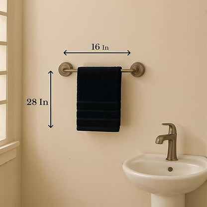 Black Hand Towels for Bathroom