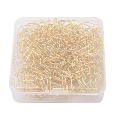 Decorative Lemon Shaped Metal Paper Clips, 100 Pieces with Storage Box, Small Size for Office, Planner, Scrapbooking