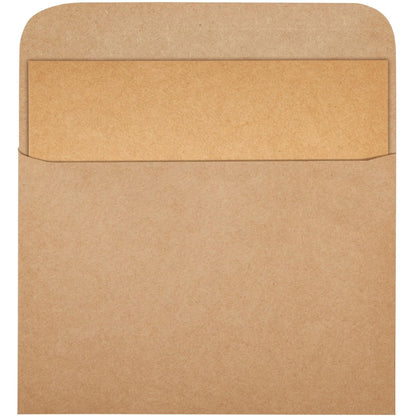 Blank Kraft Paper Cards & Envelopes - 4 x 6 in, 100-Pack - For Wedding Invitations & Birthday Greetings - DIY Card Making Supplies
