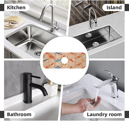 On The Cape Coastal Summer Kitchen sink faucet pad, strong water absorption