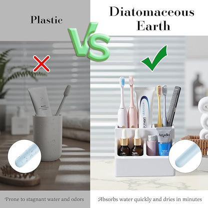 Luxspire Toothbrush Holder, Fast Drying Toothbrush Holders