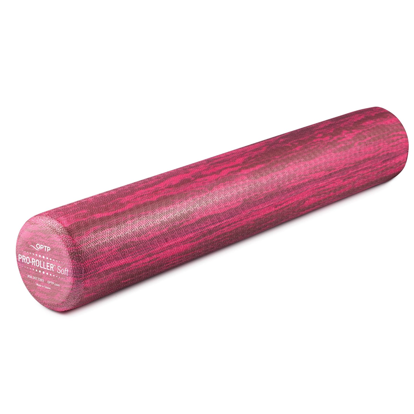 OPTP PRO-Roller Soft Density Foam Roller – Low Density Soft Foam Roller for Physical Therapy, Pilates, Yoga Foam Roll Exercises, and Muscle Recovery- Blue 36" x 6"