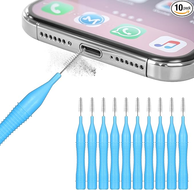 10 Pack Cell Phone Cleaning Kit, Anti-Clogging Mini Cleaning Dust Remover Tools