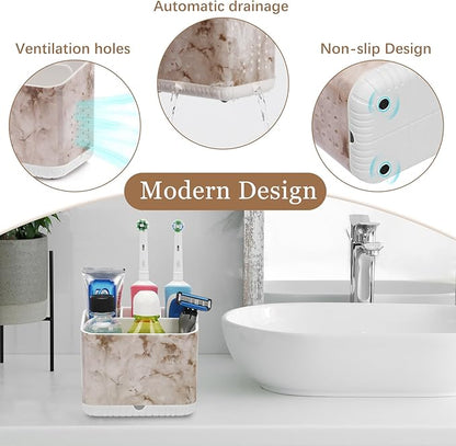 Toothbrush Holders for Bathrooms, Kids Electric Toothbrush and Toothpaste Holder