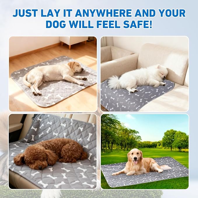 Puppy Pads with Pheromones,Washable Puppy Pee Pads for Dogs,Reusable Puppy Pads Washable for Dogs & Cats, Washable,Durable Leak-Proof & Anti-Slip Pet Training Pads for Home & Trave(Brown-1+Brown-2, S)