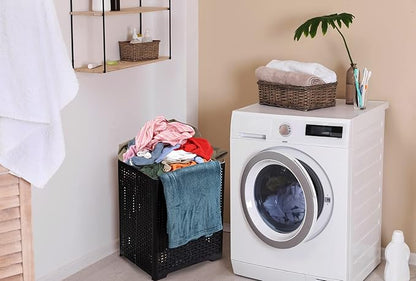 42L Collapsible Plastic Laundry Baskets, Foldable Laundry Hamper